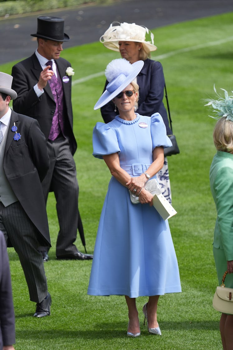 Zara Tindall during day three of Royal Ascot at Ascot Racecourse, Berkshire. Picture date: Thursday ...
