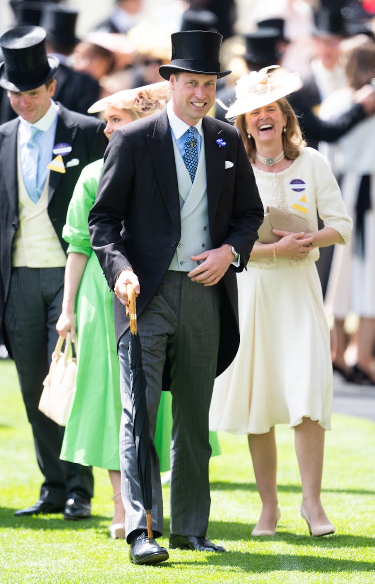 Prince William, Prince of Wales attends day two of Royal Ascot 2024 at Ascot Racecourse on June 19, ...