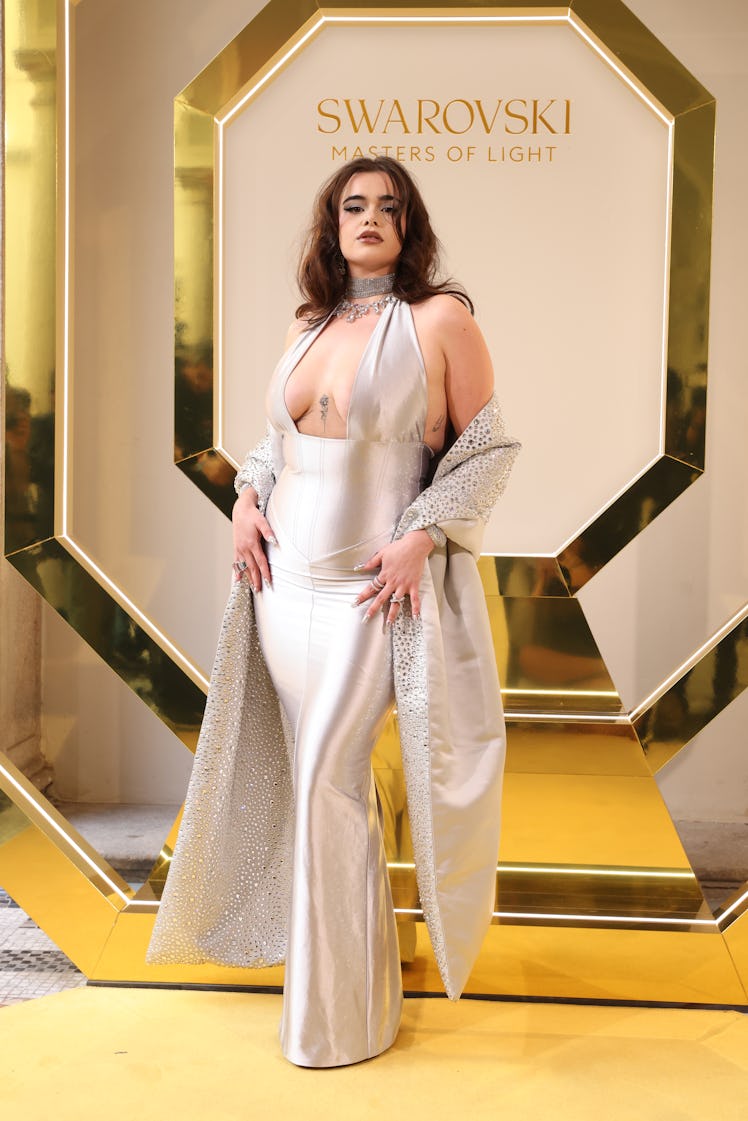 Barbie Ferreira at the Swarovski "Masters of Light - From Vienna to Milan" exhibition opening during...