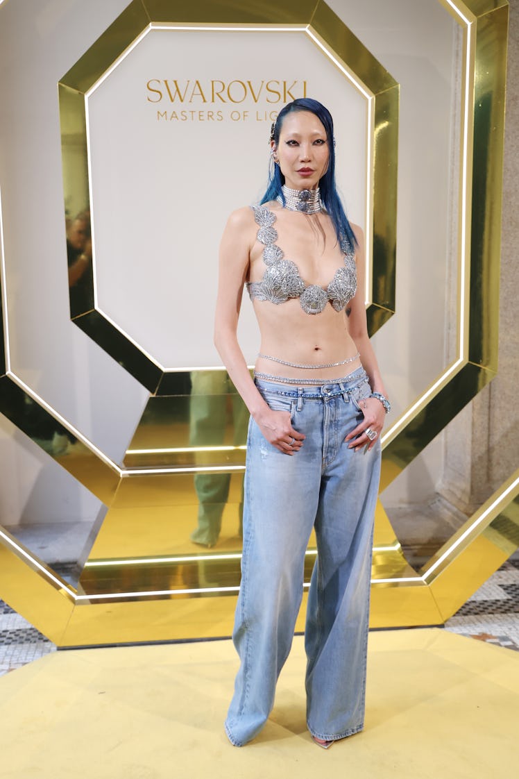 MILAN, ITALY - JUNE 16: Soo Joo Park attends the Swarovski "Masters of Light - From Vienna to Milan"...