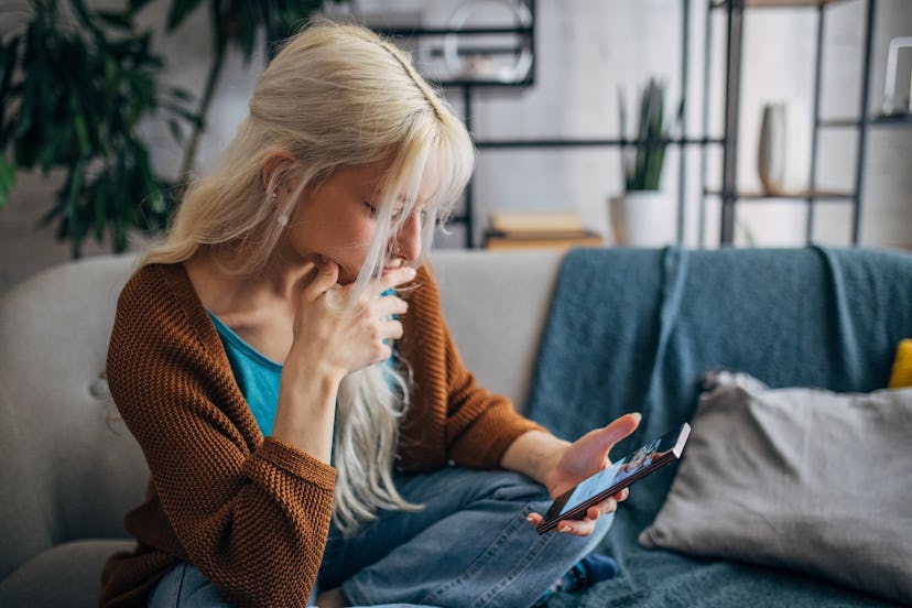 are riddles critical thinking A young blonde woman sits on her couch and looks at her phone, confused by the hard riddles she's at...