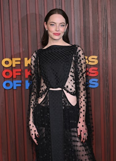 US actress Emma Stone attends Searchlight's New York premiere of "Kinds of Kindness" at MOMA in New ...