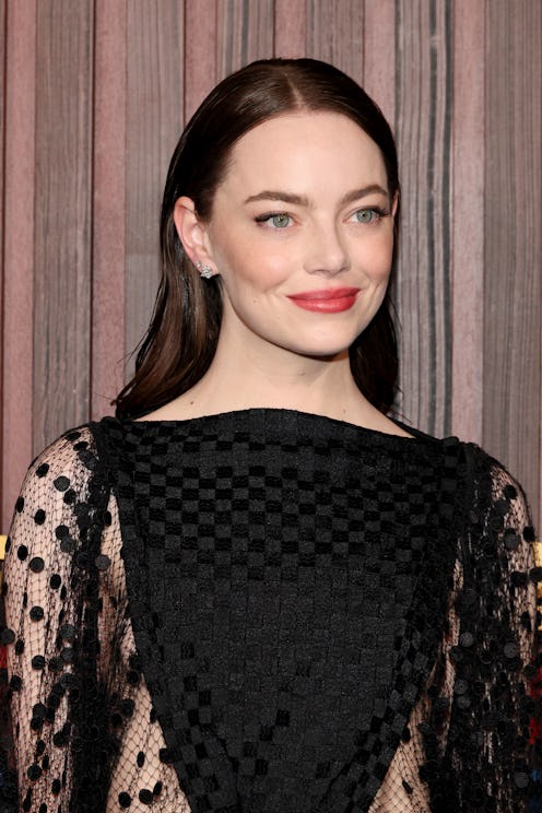 NEW YORK, NEW YORK - JUNE 20: Emma Stone attends the "Kinds Of Kindness" New York Premiere at Museum...