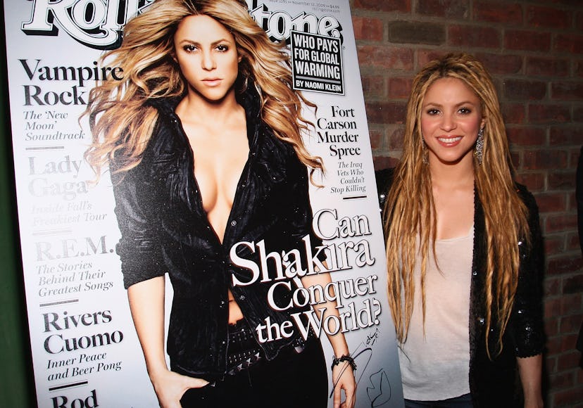 Shakira wore vintage bodysuits on the cover of 'Rolling Stone.'