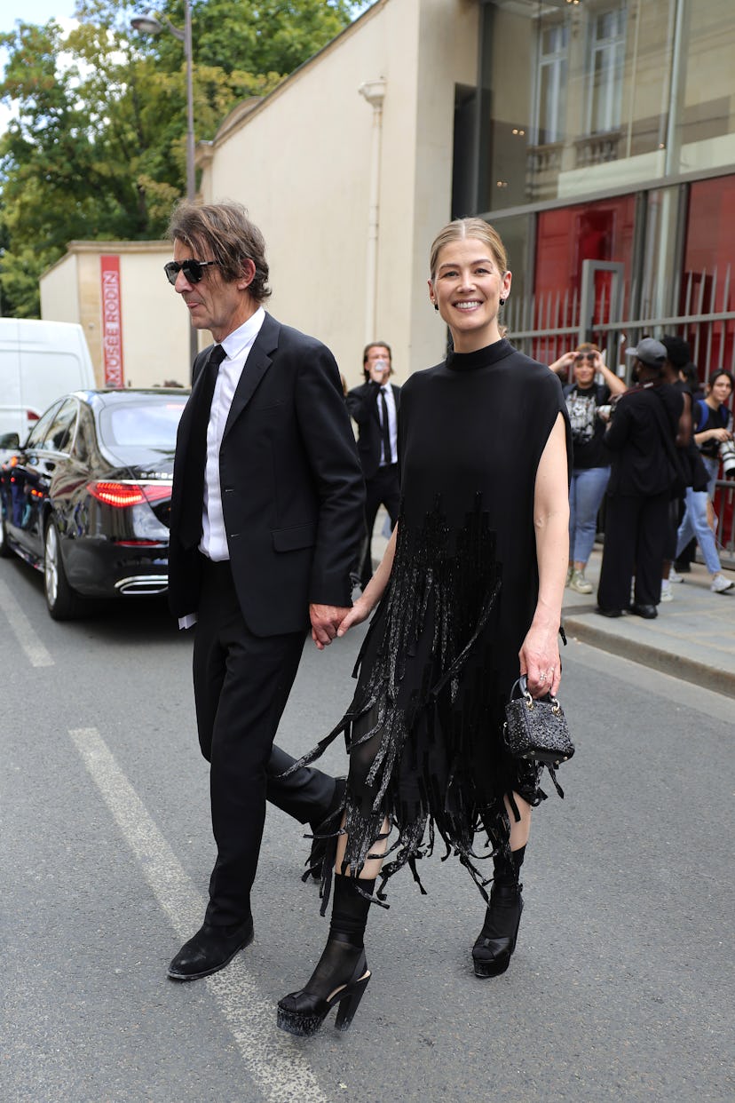 Rosamund Pike at the Dior Haute Couture Fall/Winter 2024 show