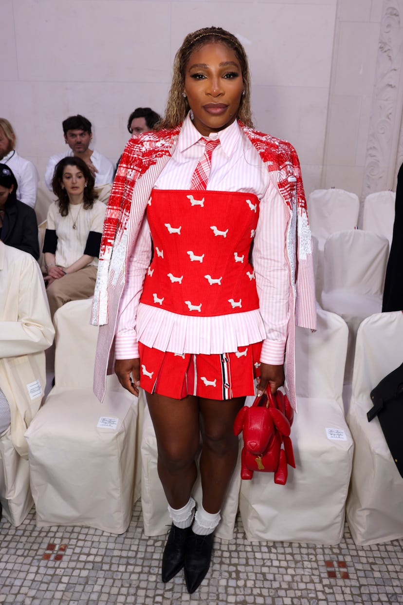 Serena Williams at the Thom Browne Haute Couture Fall/Winter 2024 show