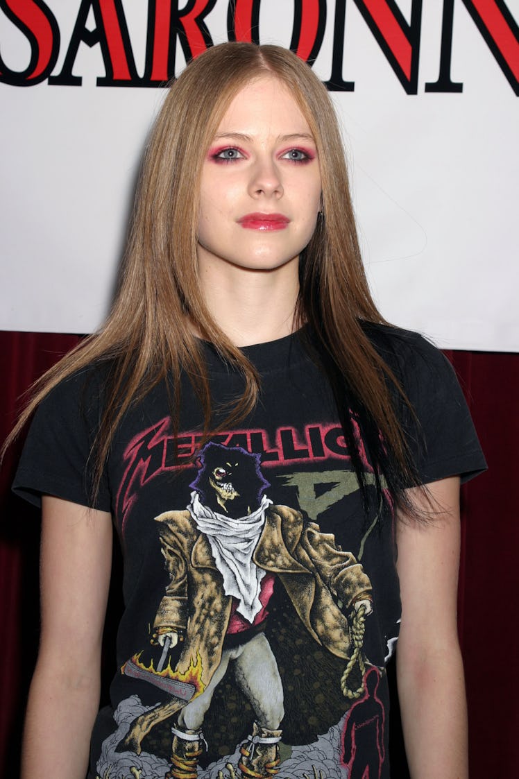 NEW YORK - NOVEMBER 4:  Performer Avril Lavigne arrives for The Oxygen Network's Custom Concert at T...