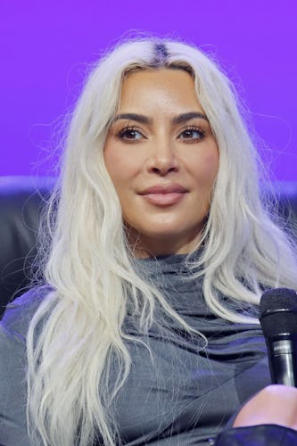 HAMBURG, GERMANY - MAY 07: Kim Kardashian on stage during the OMR Festival 2024 on May 7, 2024 in Ha...