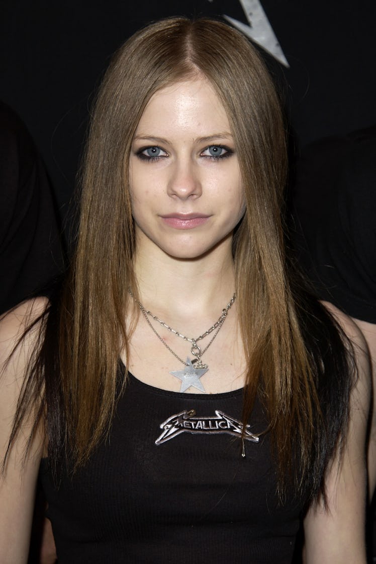 Avril Lavigne during mtvICON: Metallica - Arrivals at Universal Studios Lot in Universal City, Calif...