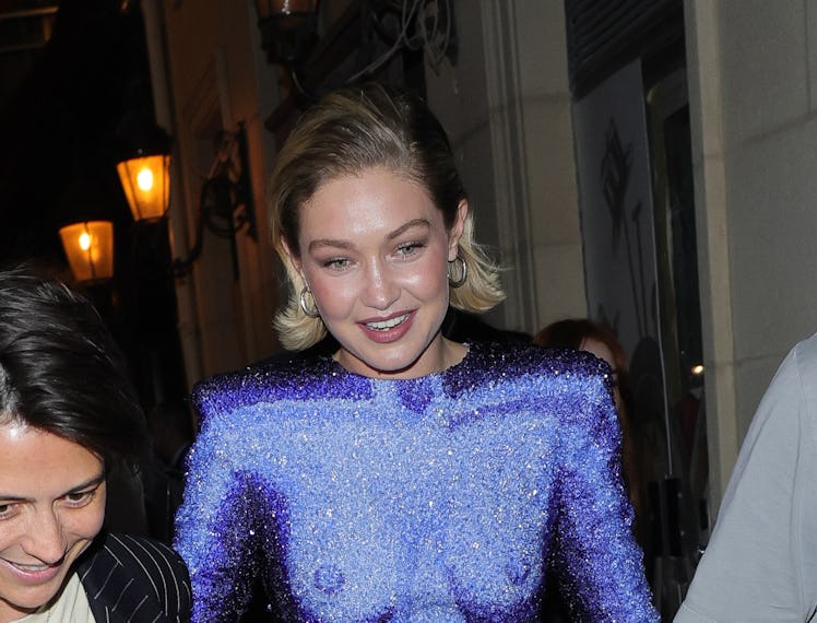 PARIS, FRANCE - JUNE 23: Gigi Hadid attends the Vogue World : Paris Party At Maxim's on June 23, 202...
