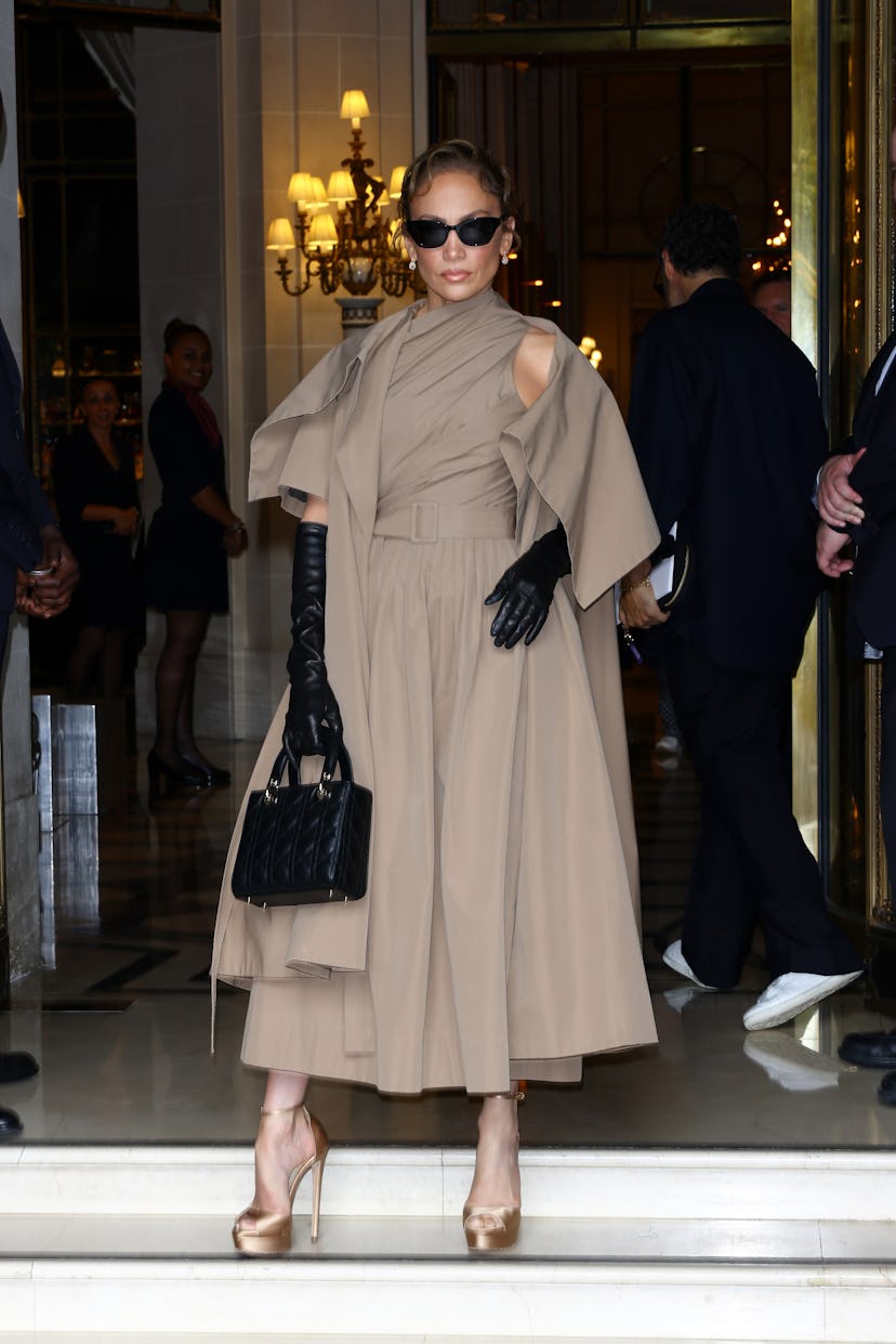 PARIS, FRANCE - JUNE 24: Jennifer Lopez attends the Christian Dior Haute Couture Fall/Winter 2024-20...