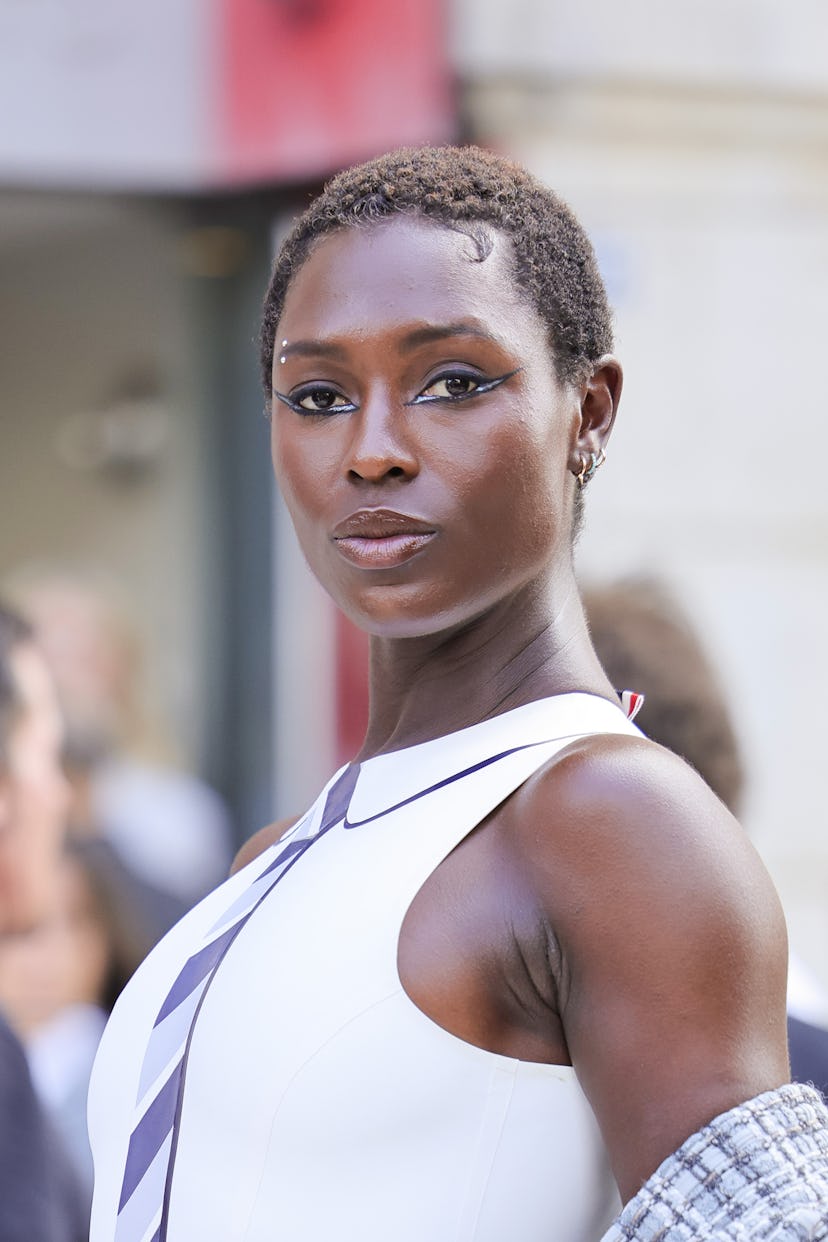 PARIS, FRANCE - JUNE 24: Jodie Turner-Smith attends the Thom Browne Haute Couture Fall/Winter 2024-2...