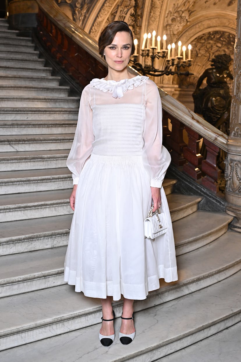 Keira Knightley at the Chanel Fall/Winter 2024 Haute Couture Show