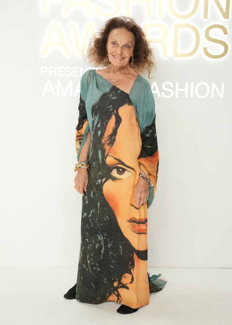 Diane von Furstenberg attends the CFDA Fashion Awards at Casa Cipriani on November 07, 2022 in New Y...