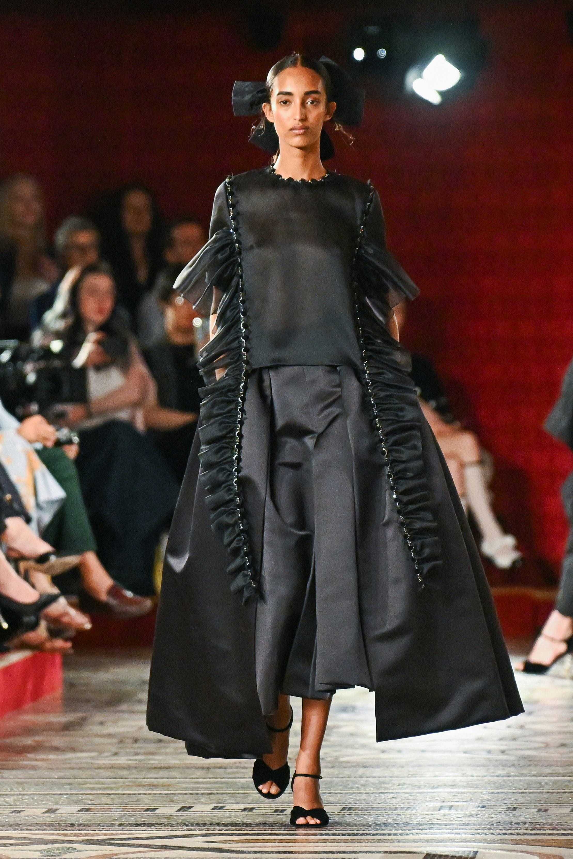 A model walks the runway during the Chanel Haute Couture Fall/Winter 2024-2025 show as part of Paris&hellip;