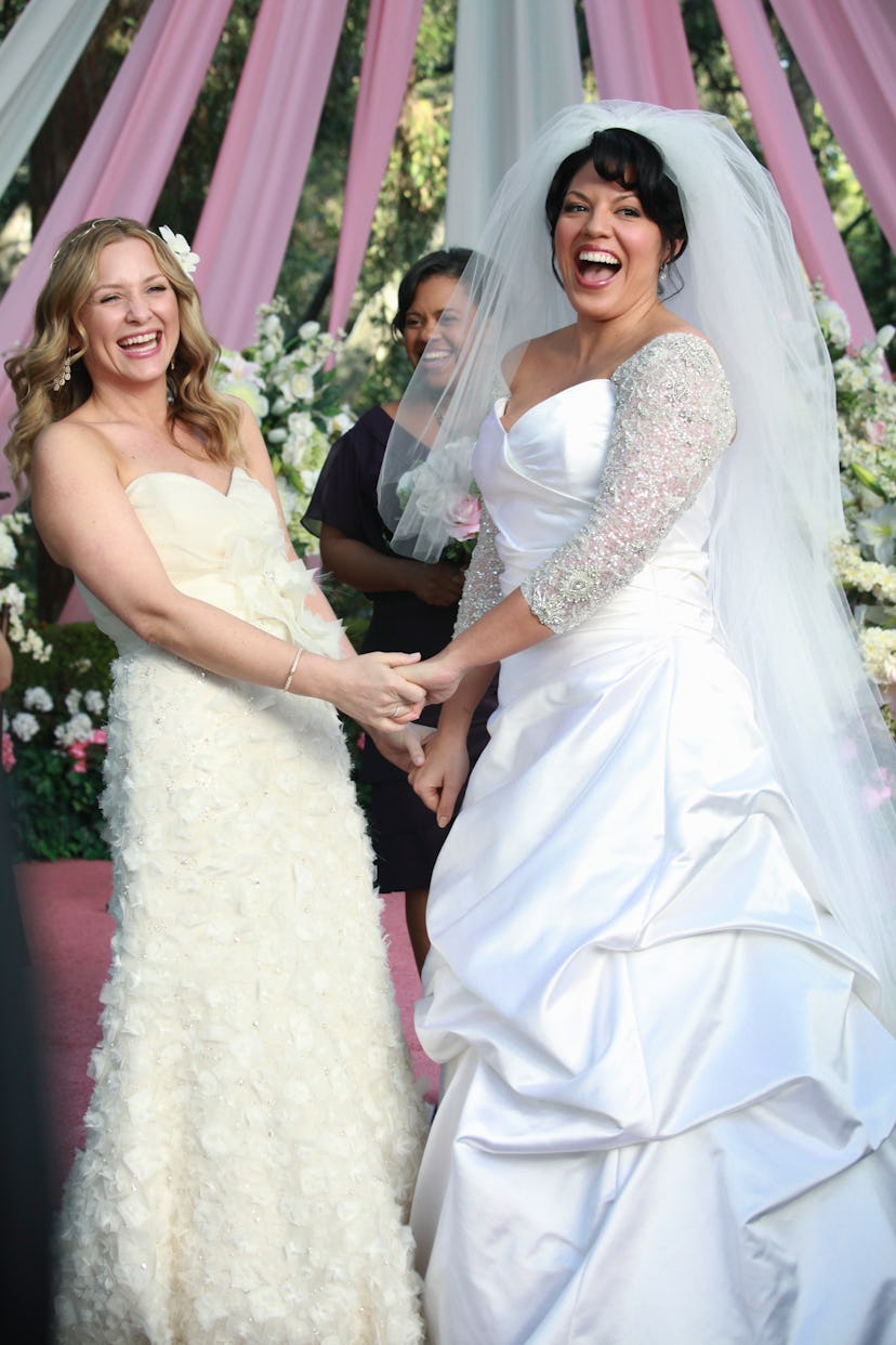 Callie and Arizona's wedding  on Grey's Anatomy.