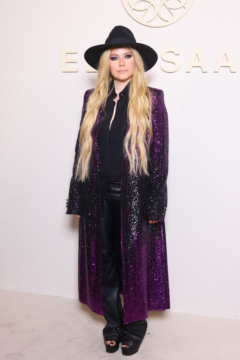 Avril Lavigne at the Elie Saab Haute Couture Fall/Winter 2024 show