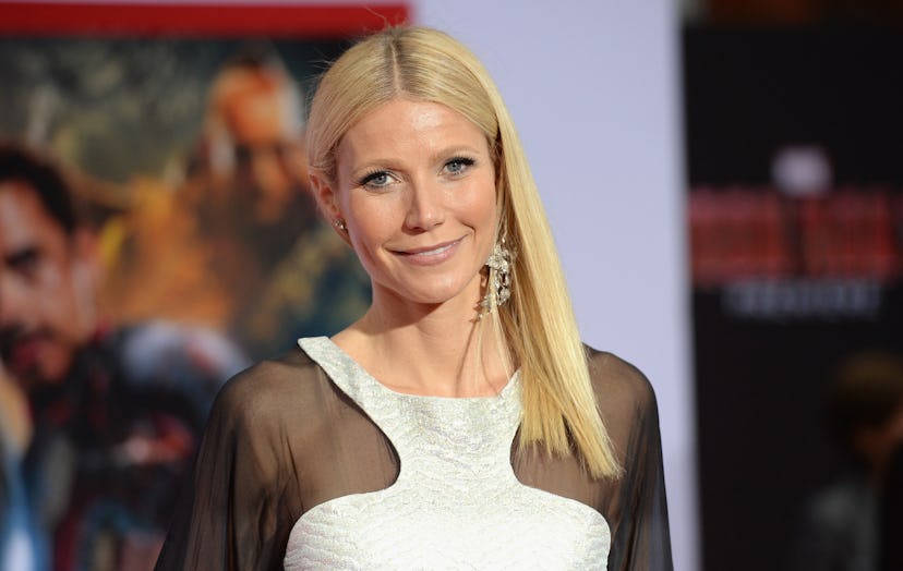 HOLLYWOOD, CA - APRIL 24:  Actress Gwyneth Paltrow attends the premiere of Walt Disney Pictures' "Ir...