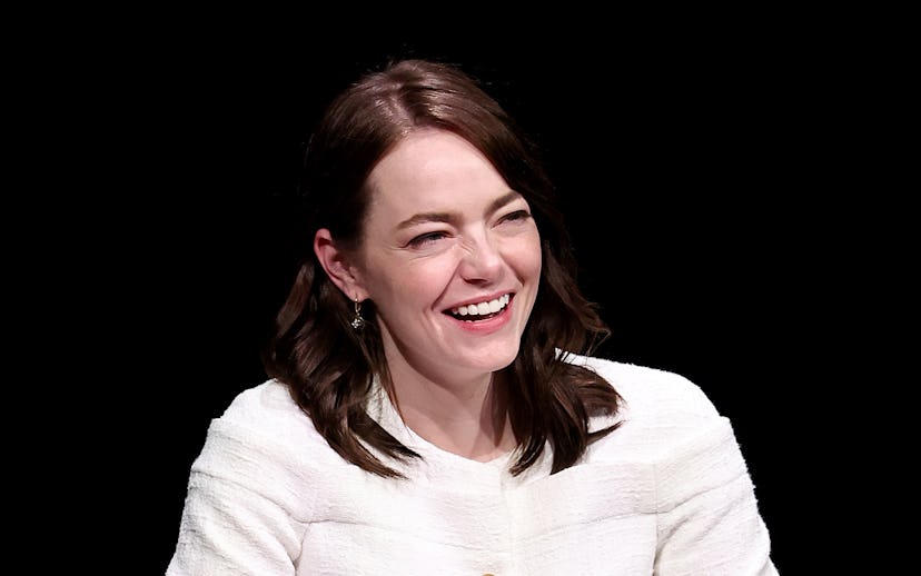 NEW YORK, NEW YORK - JUNE 21: Emma Stone attends the SAG-AFTRA Foundation Conversations "Kinds Of Ki...