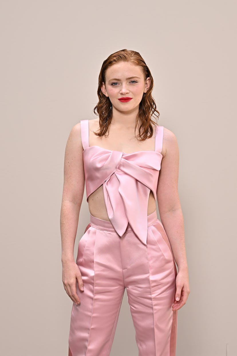 Sadie Sink attends the Ashi Studio Haute Couture Fall/Winter 2024-2025 show as part of Paris Fashion...