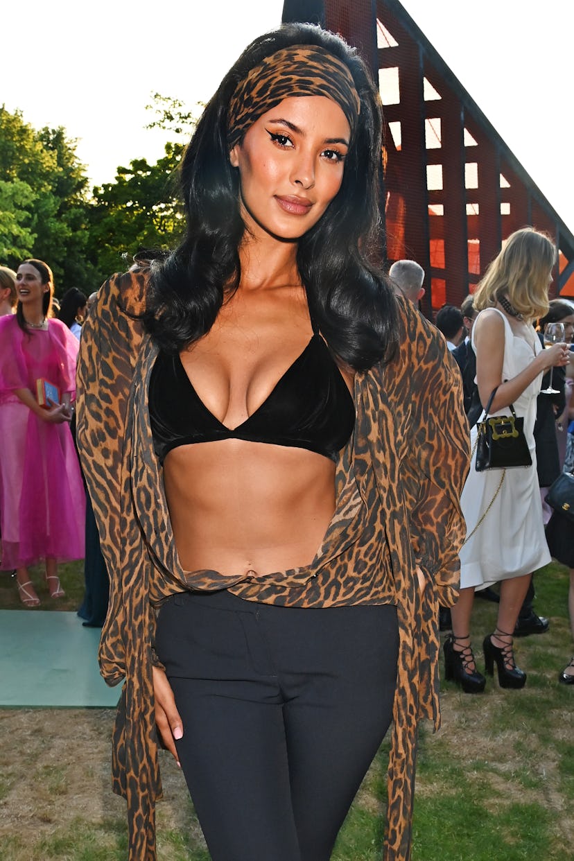 LONDON, ENGLAND - JUNE 25: Maya Jama attends The Serpentine Summer Party 2024 at Serpentine South on...