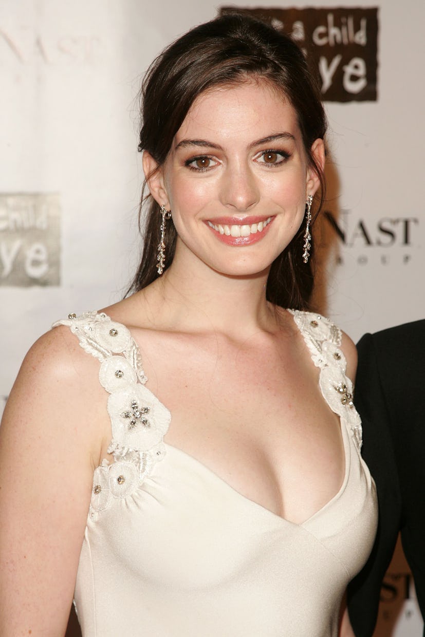 Anne Hathaway attends "The Black Ball" presented by Conde Nast Media Group and hosted by Alicia Keys...