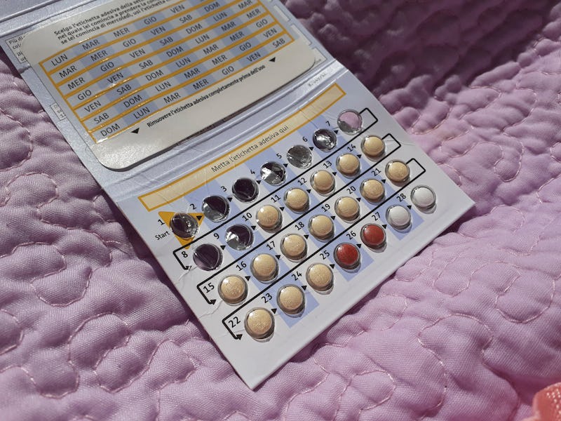 Blister Pack of birth control pills