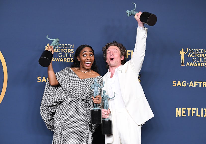 The Bear’s Ayo Edebiri Dragged Jeremy Allen White Into A Funny BTS TikTok