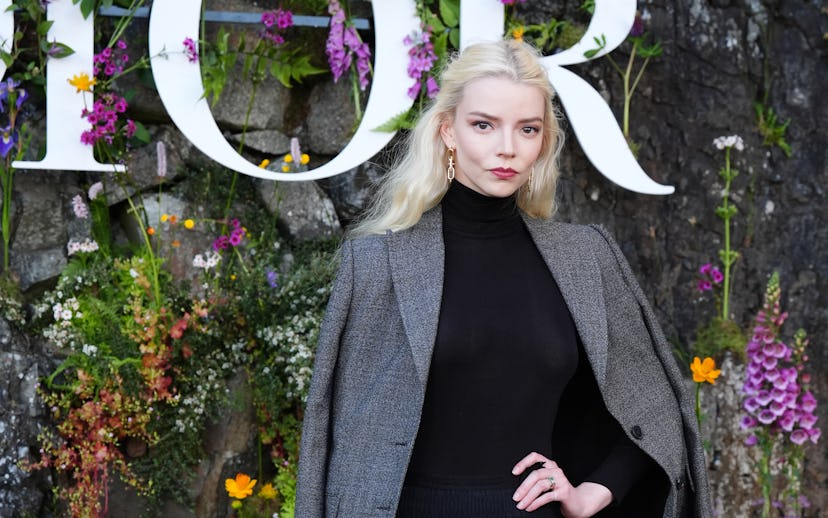 Anya Taylor-Joy attends the Dior Cruise 2025 show at Drummond Castle, Perthshire. Picture date: Mond...