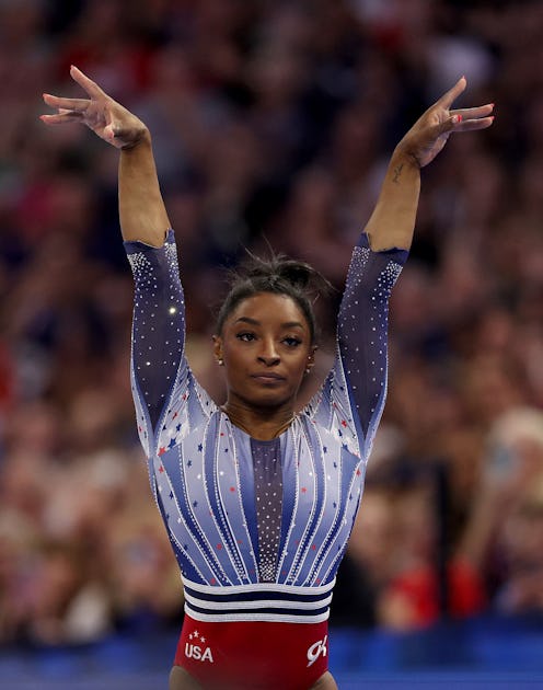 Simone Biles had a Taylor Swift song in her floor routine's medley.