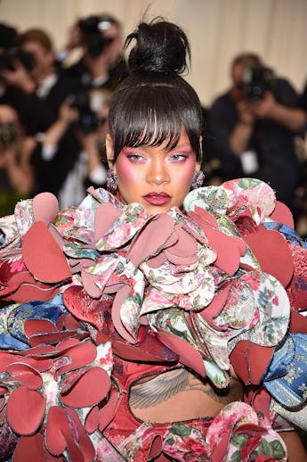 NEW YORK, NY - MAY 01:  Rihanna attends the "Rei Kawakubo/Comme des Garcons: Art Of The In-Between" ...