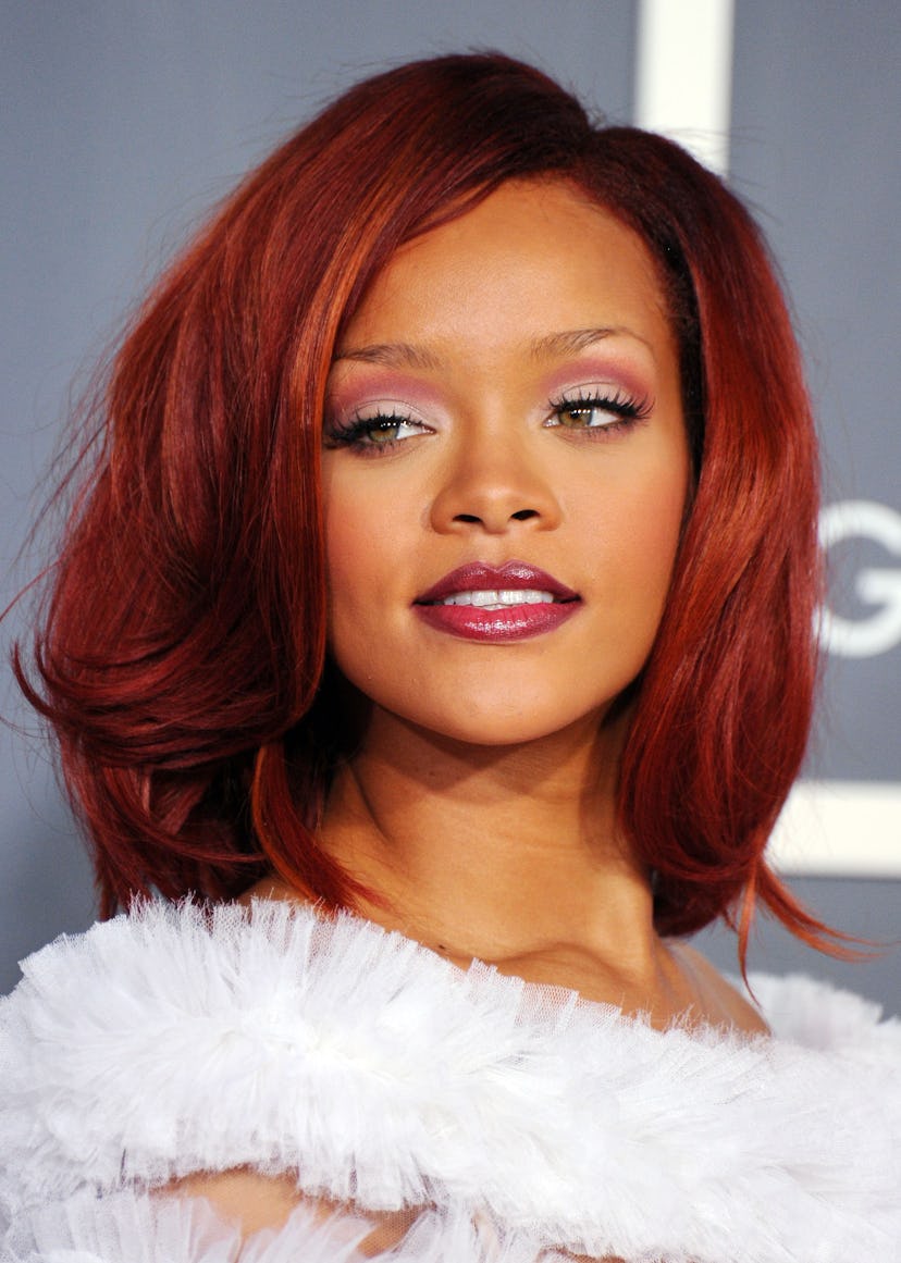 Singer Rihanna arrives at The 53rd Annual GRAMMY Awards held at Staples Center on February 13, 2011 ...