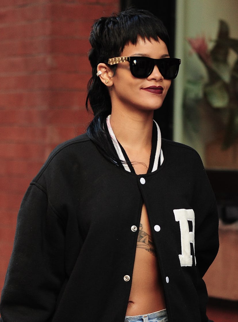 NEW YORK, NY - SEPTEMBER 08: Rihanna is seen in Soho on September 8, 2013 in New York City. (Photo b...