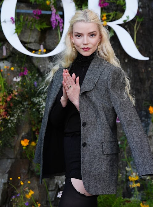 Anya Taylor-Joy attends the Dior Cruise 2025 show at Drummond Castle, Perthshire. Picture date: Mond...