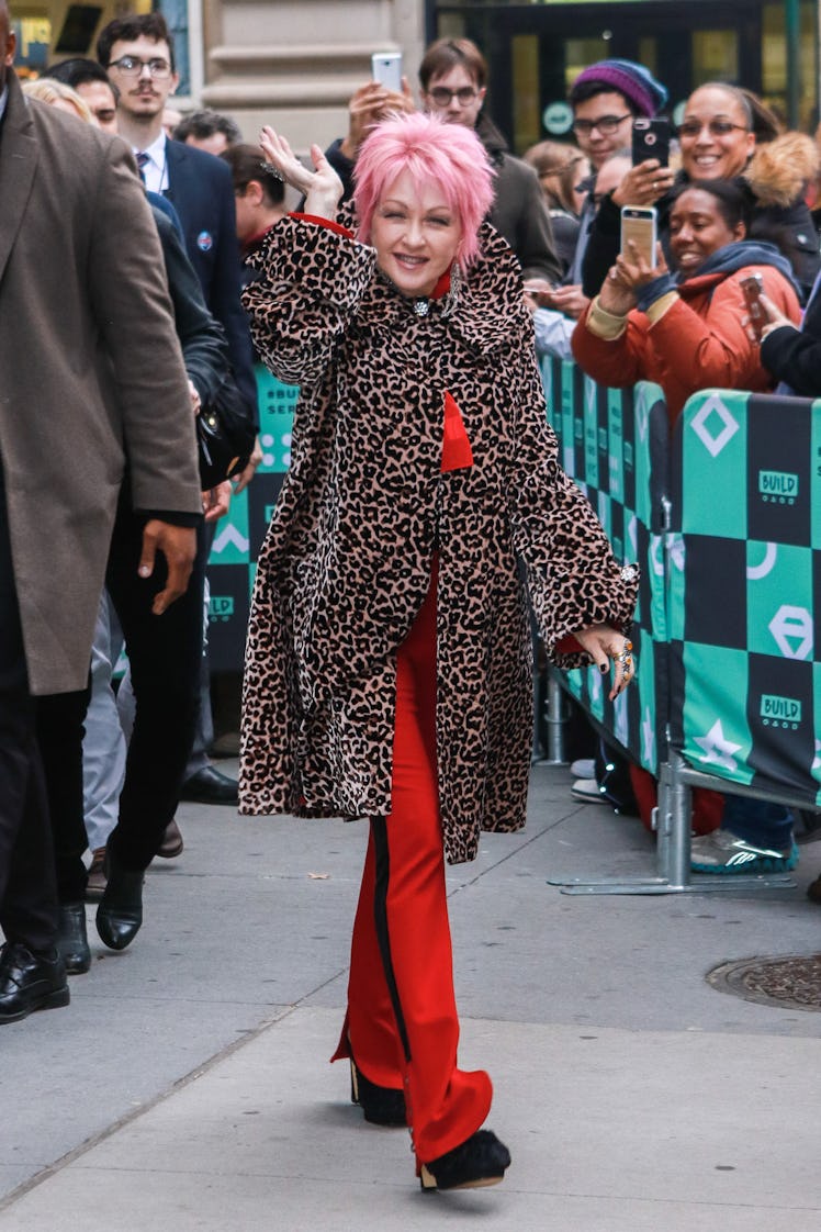 NCyndi Lauper is seen on November 09, 2017 in New York City. 
