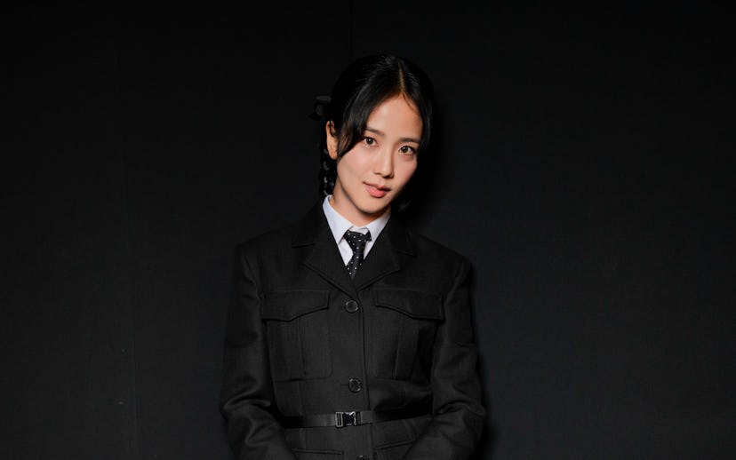 Jisoo at Christian Dior RTW Fall 2024 as part of Paris Ready to Wear Fashion Week held at Jardin des...