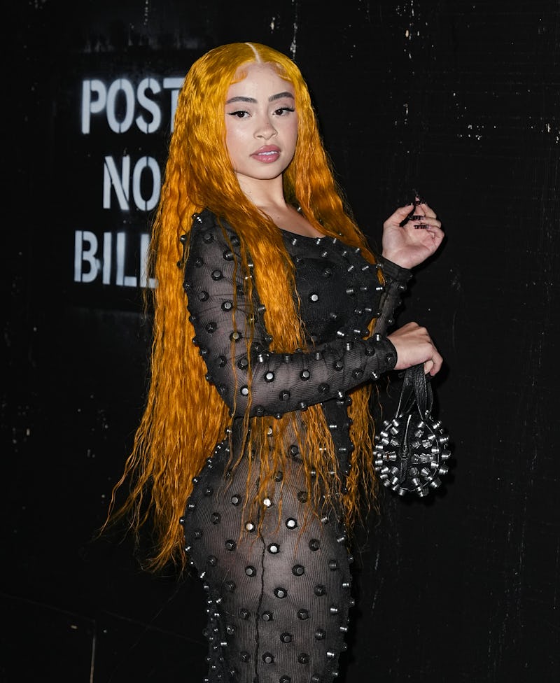 Ice Spice Wore A Studded Sheer Dress While Out In NYC