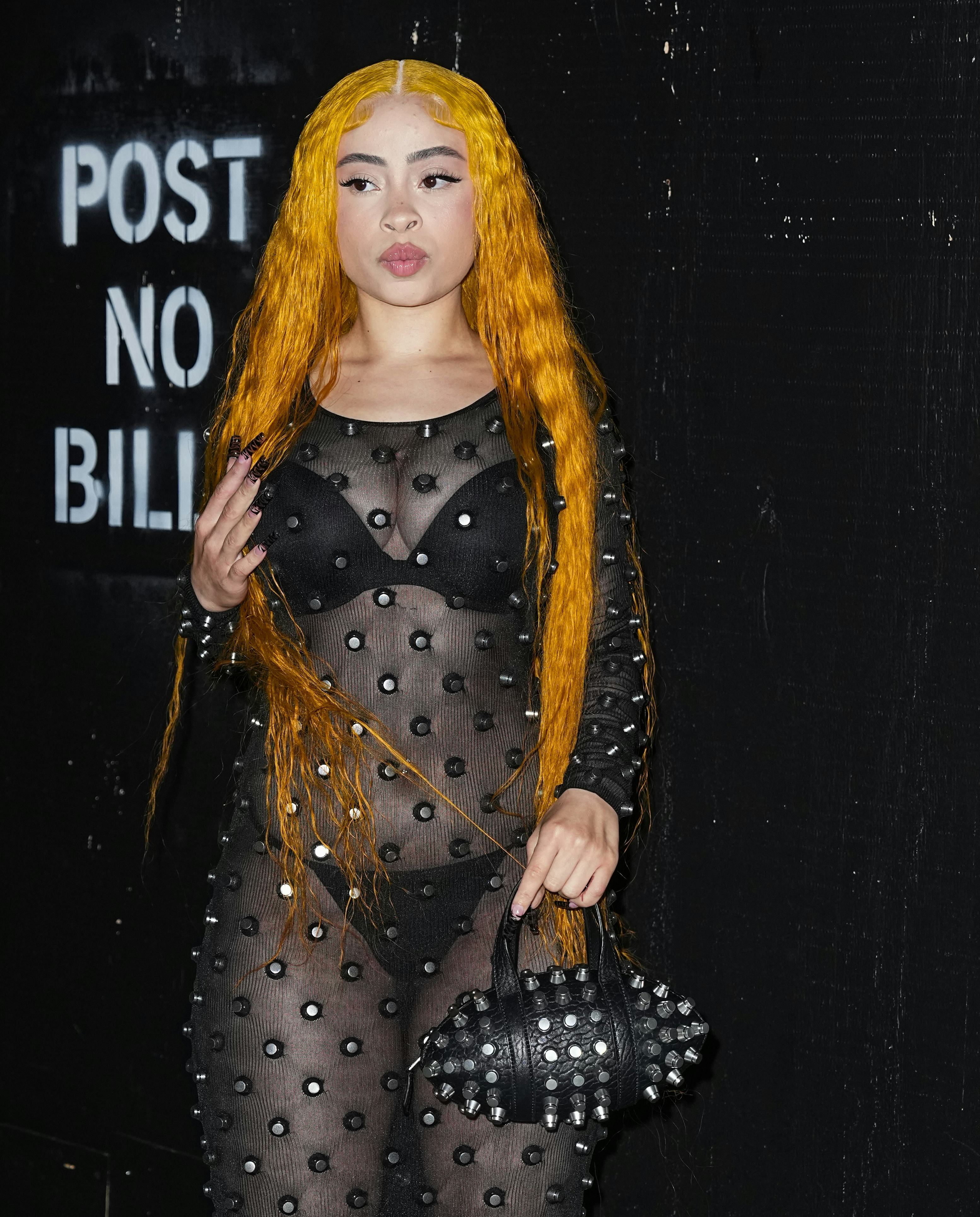 Ice Spice attends the Alexander Wang Runway Show on June 05, 2024