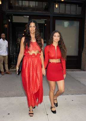NEW YORK, NY - JUNE 06: Camila Alves McConaughey and Vida McConaughey are seen on June 06, 2024 in N...
