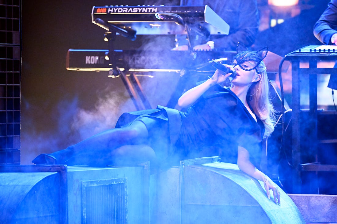 Ariana Grande Wore An All-Out Catsuit On ‘The Tonight Show With Jimmy