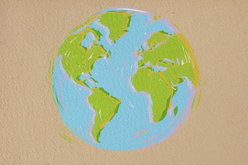 Arbor Day – Earth Day. Risograph style