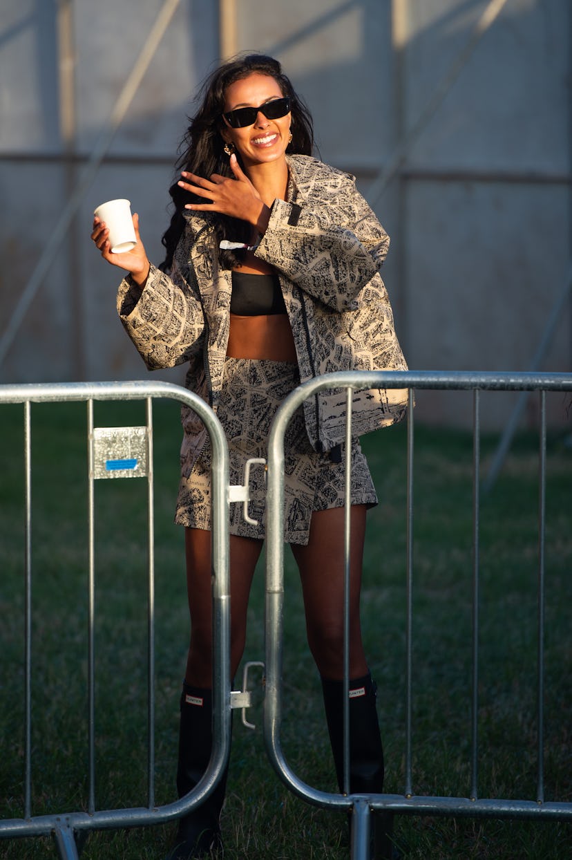 Maya Jama at Glastonbury Festival