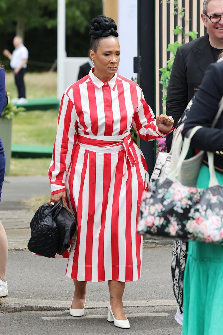 Golda Rosheuvel attends day one of the Wimbledon Tennis Championships 