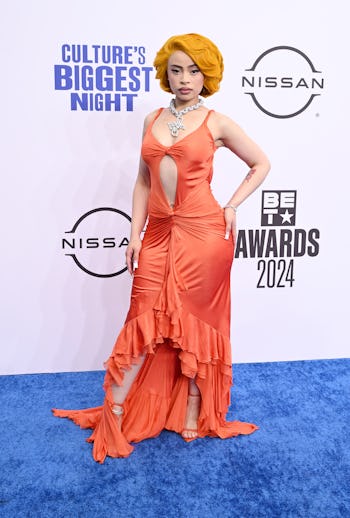 Ice Spice at the 2024 BET Awards at Peacock Theater on June 30, 2024 in Los Angeles, California. (Ph...