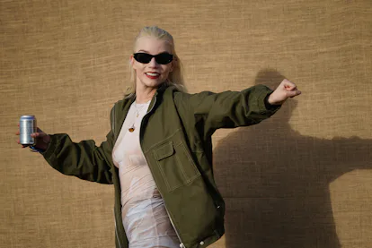 Anya Taylor-Joy Freed The Nip In A Wet T-Shirt At Glastonbury