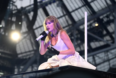 DUBLIN, IRELAND - JUNE 28: EDITORIAL USE ONLY. NO BOOK COVERS. Taylor Swift performs on stage during...