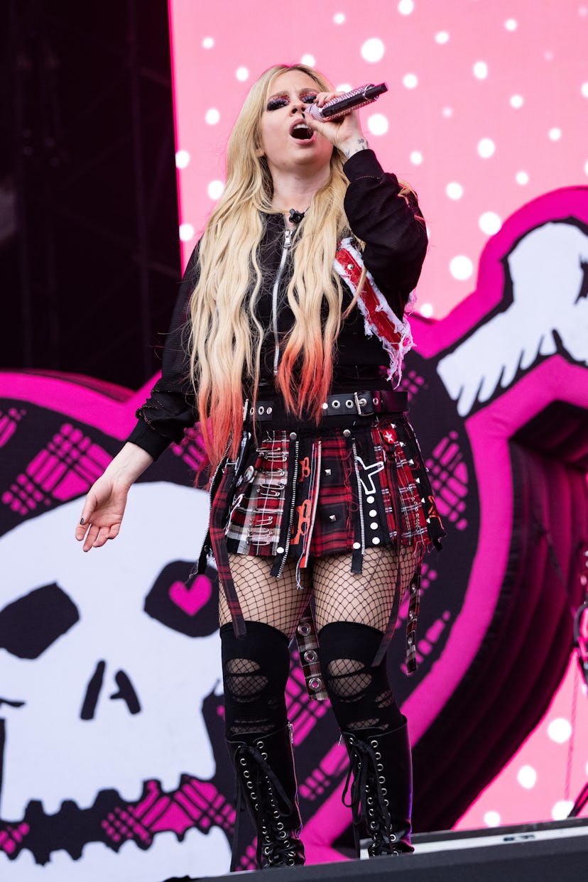 Avril Lavigne at Glastonbury Festival
