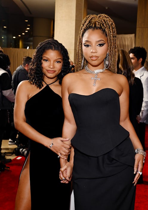 Halle and Chloe Bailey at the BET Awards.