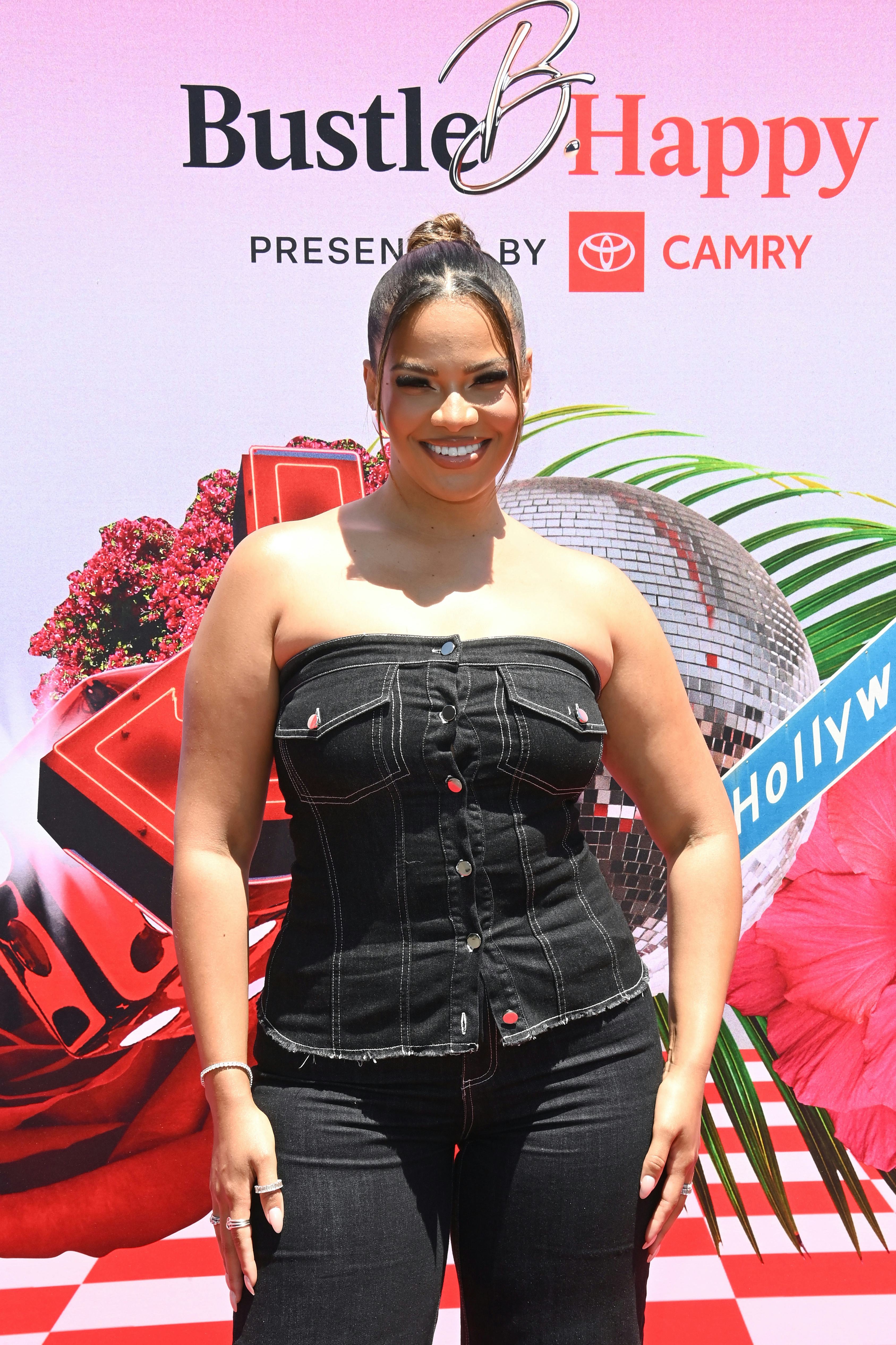 Kamie Crawford attends Bustle B.Happy Presented by the All-New 2025 Toyota Camry.