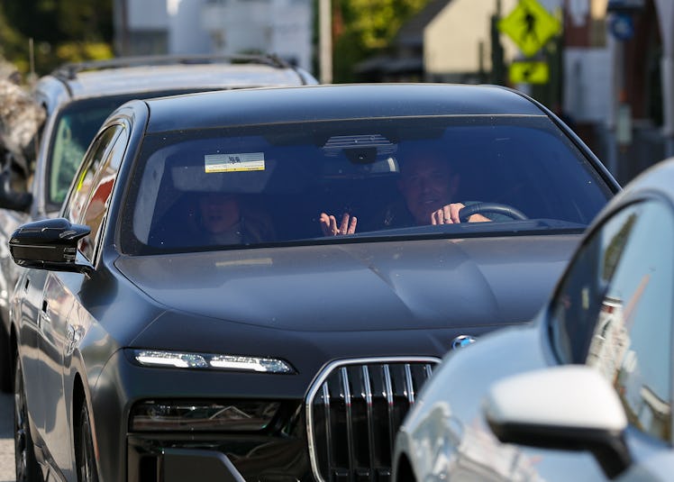 LOS ANGELES, CA - MAY 19: Jennifer Lopez and Ben Affleck are seen on May 19, 2024 in Los Angeles, Ca...